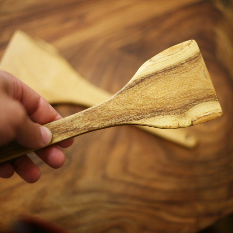 کفگیر مدل wood بسته 2 عددی
