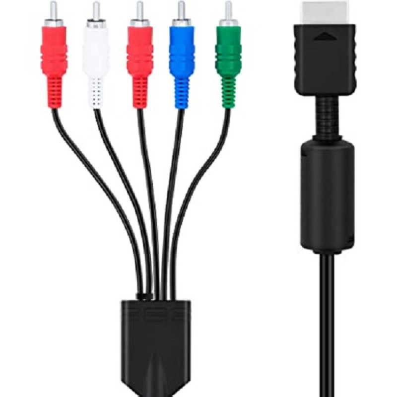 کابل کامپوننت 5 فیش مدل PS2-PS3 مناسب برای پلی استیشن 2 و 3