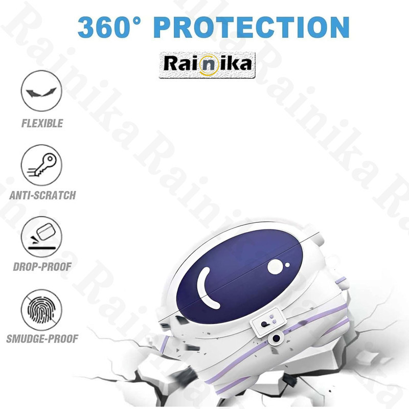 کاور رینیکا مدل Galaxy 3Pro Astronaut مناسب برای کیس هدفون سامسونگ Galaxy Buds 3  Buds 3 Pro (2024)  Buds 3 Fe (2025)