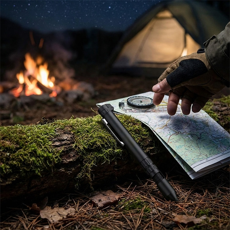 چراغ قوه مدل PEN-STAND-COMPASS