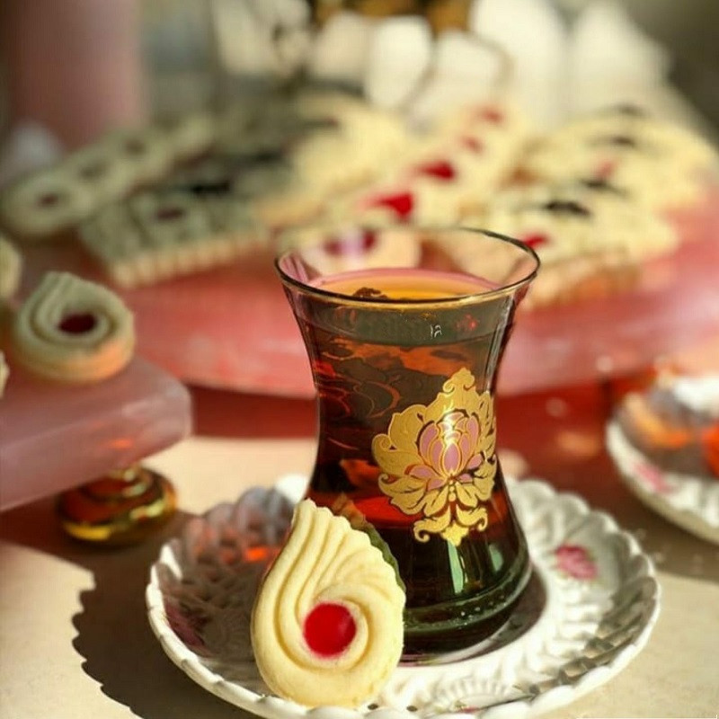 کاتر خمیر و شیرینی به گز مدل پر طاووسی مجموعه 2 عددی