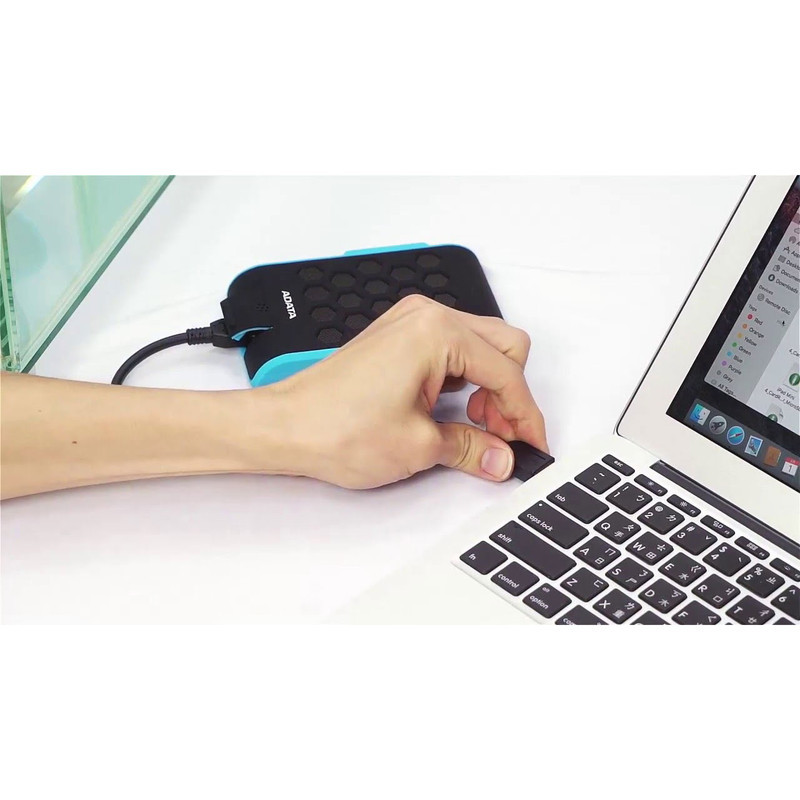 هارد اکسترنال ای دیتا مدل HD720 ظرفیت یک ترابایت دارای رابط USB Type-A 3.2