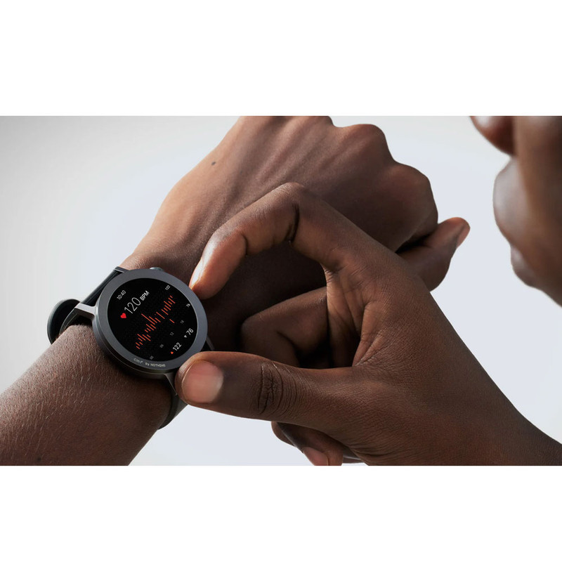 ساعت هوشمند 45 میلی‌متری ناتینگ مدل CMF Watch Pro 2 با بند سیلیکونی