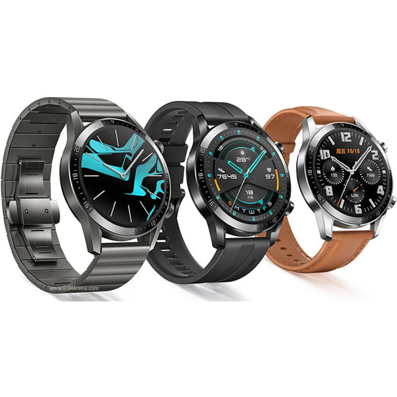 ساعت هوشمند هوآوی مدل WATCH GT 2 LTN-B19 46 mm بند لاستیکی