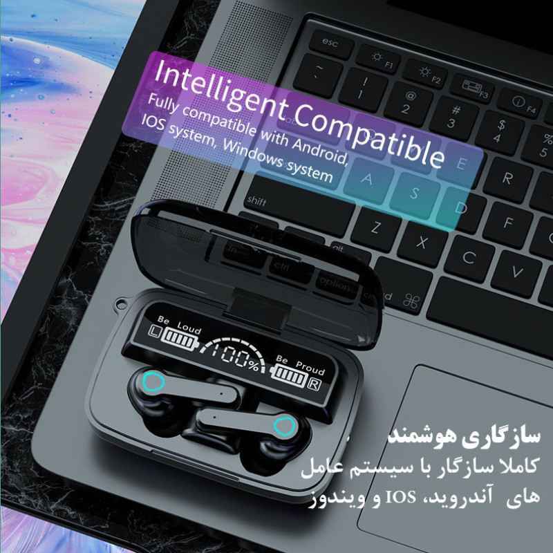 هدست بلوتوثی مدل  airpod - M19 -V5.3