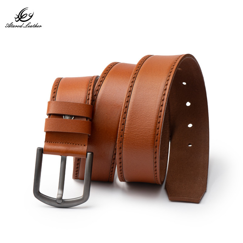 کمربند مردانه چرم عطارد مدل چرم طبیعی کد B78