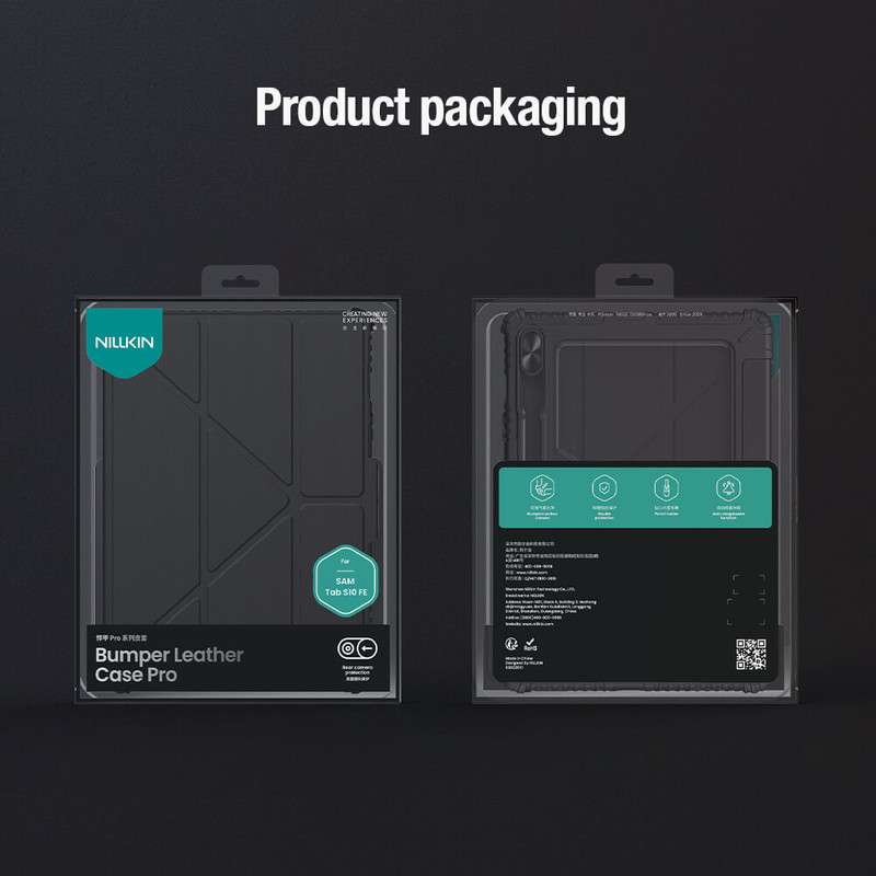 کیف کلاسوری نیلکین مدل Camshield Bumper مناسب برای تبلت سامسونگ Galaxy Tab S10 FE
