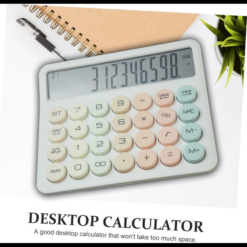 ماشین حساب رومیزی مدل پاستلی کد OS-9188