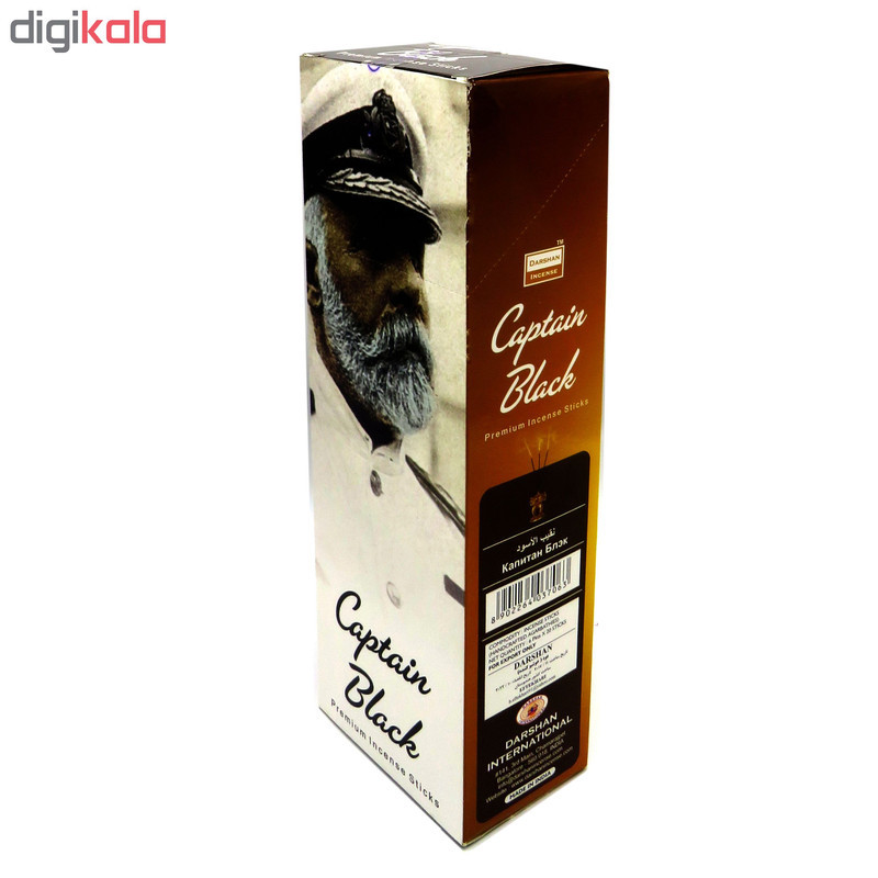 عود خوشبو کننده دارشان مدل Captain Black مجموعه 6 عددی