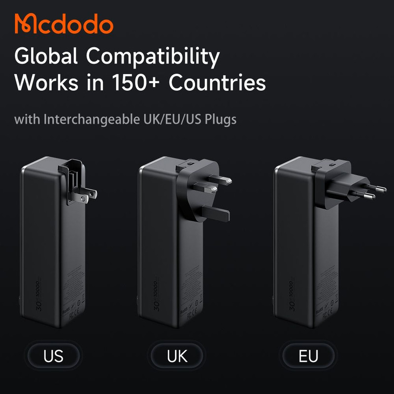 پاوربانک 30 وات مک دودو مدل MC-318 ظرفیت 10000 میلی‌آمپرساعت