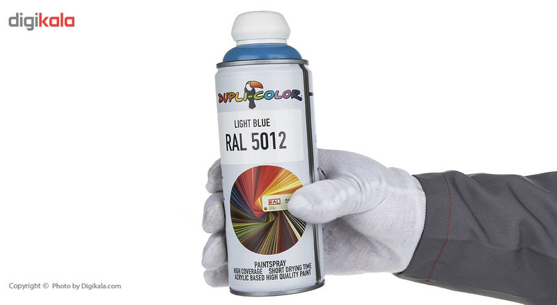 اسپری رنگ آبی روشن دوپلی کالر مدل RAL 5012 حجم 400 میلی لیتر