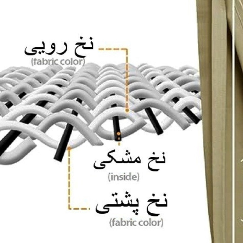 پرده پانچ تیکو دکو مدل بلک اوت ضد نور 75 درصد سه لایه کد insulator  سایز 180x135 سانتی‌متر