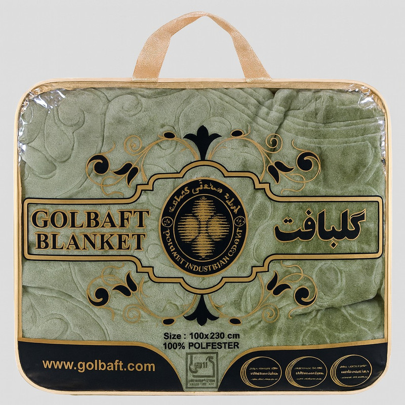 پتو 1 نفر گلبافت مدل برتر سایز 220x160 سانتی‌متر