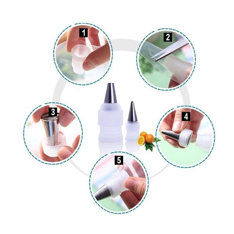 رابط ماسوره شیرینی پزی مدل RBT-03 مجموعه 3 عددی