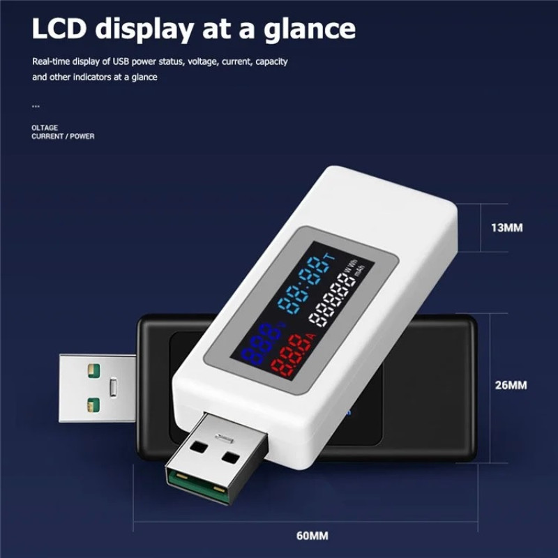 تستر درگاه USB فست شارژ مدل keweisi kws-v30