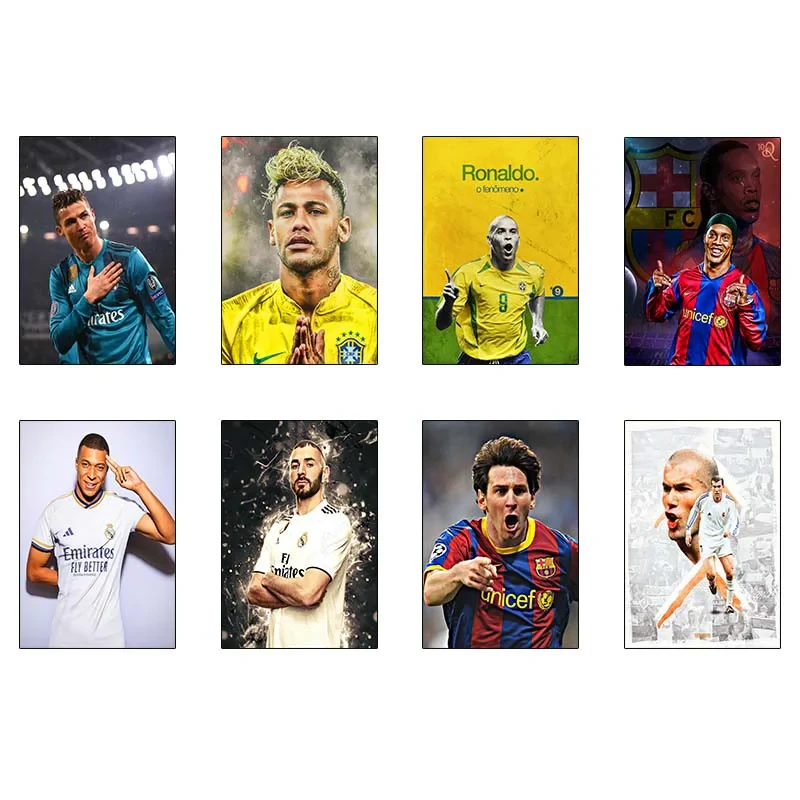 پوستر کارنيکا طرح طرفداران فوتبال Football Fan کد 17932 مجموعه 8 عددی