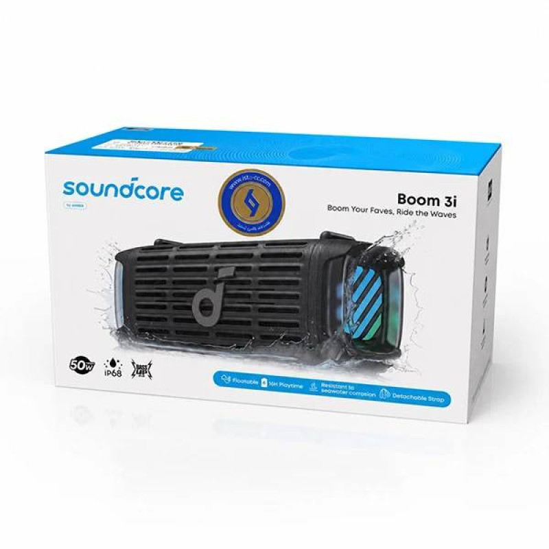 اسپیکر بلوتوثی قابل حمل انکر مدل soundcore Boom 3i
