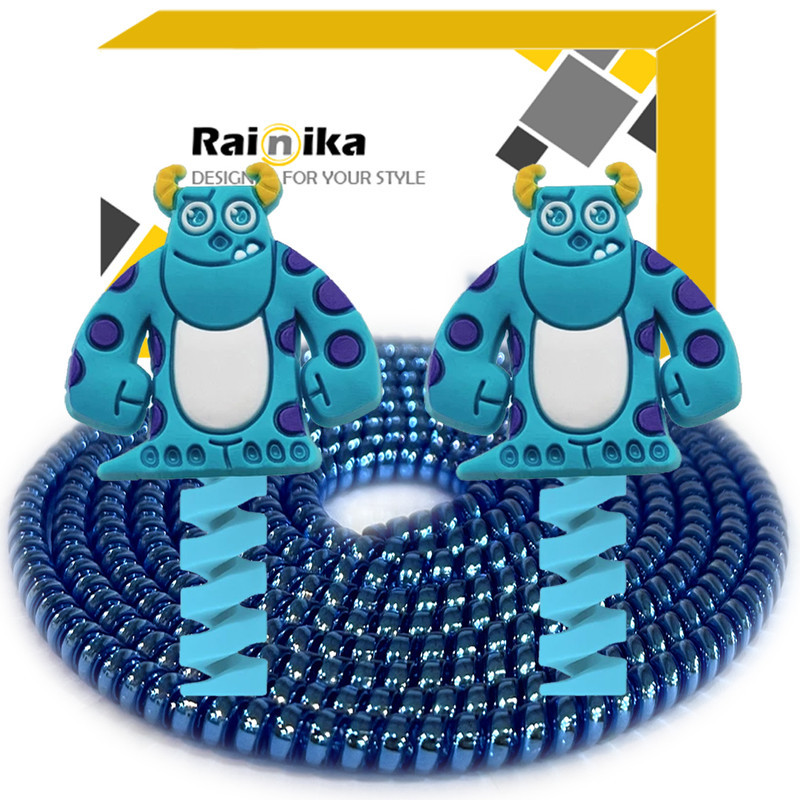 محافظ کابل شارژر و هندزفری رینیکا مدل Monster FFF 03 مجموعه 3 عددی
