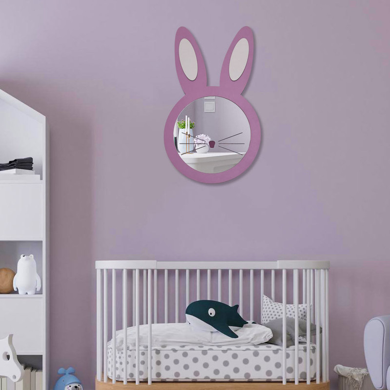 آینه اتاق کودک طرح خرگوش مدل MKids26-D