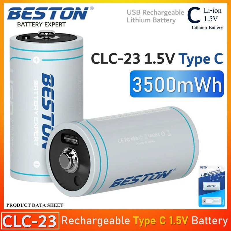 باتری قابل شارژ C بستون مدل USB-TYPE C-CHARGING