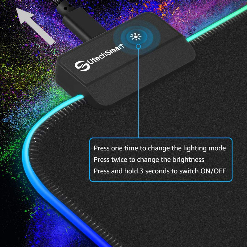 ماوس پد مخصوص بازی اسکپتر مدل pro-glide RGB