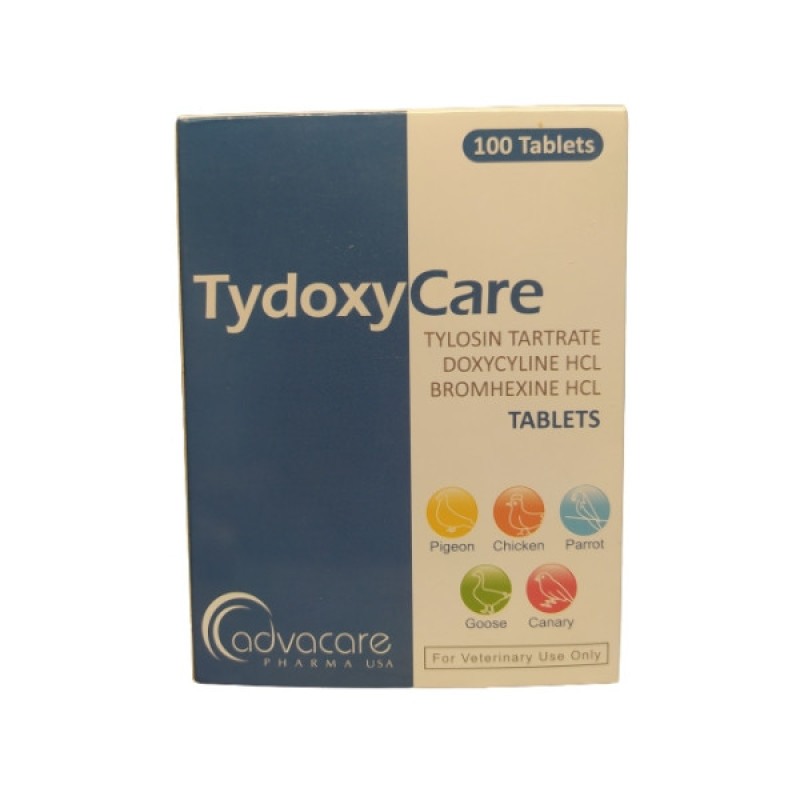 قرص پرندگان ادواکر مدل TYDOXY CARE بسته 100 عددی