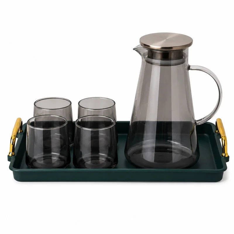 سرویس پارچ و لیوان 6 پارچه مدل  L658 ناتالی