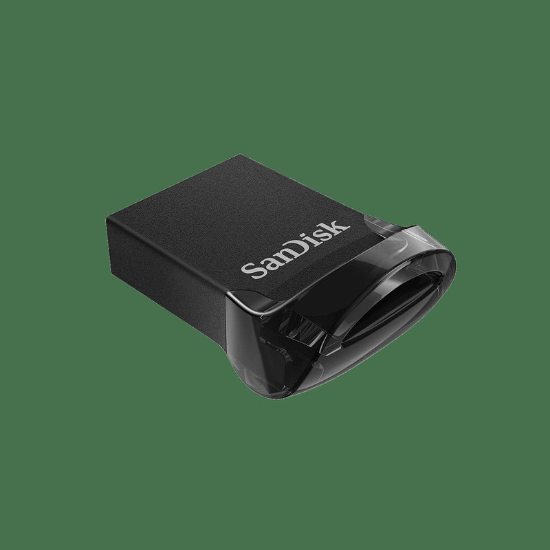 فلش مموری سن دیسک مدل ULTRA FIT USB 3.1 ظرفیت 64 گیگابایت با سرعت خواندن 130 مگابایت بر ثانیه، طراحی فوق کوچک، نرم‌افزار امنیتی SanDisk SecureAccess و بازیابی فایل RESCUEPRO Deluxe، مناسب ضبط خودرو و تلویزیون