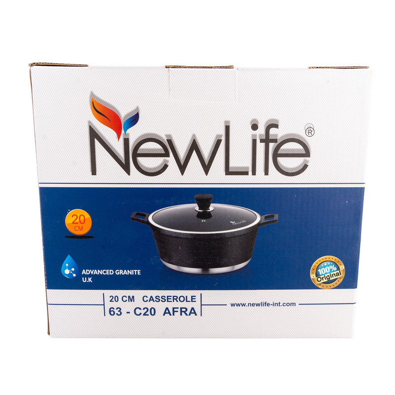 سرویس قابلمه گرانیتی 8 پارچه نیو لایف مدل AFRA-6309