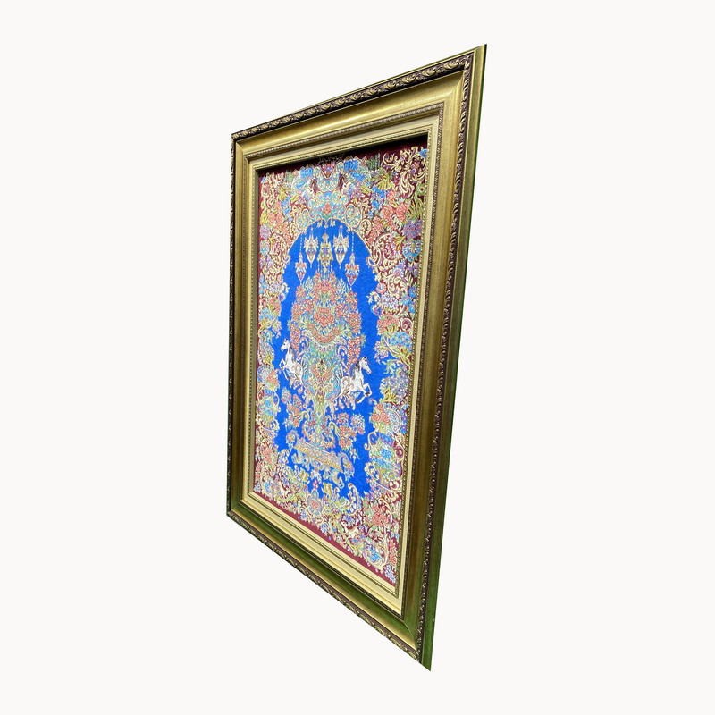 تابلو فرش دستباف طرح کومه ای کد ۲۱۵۱۱۲۰۵