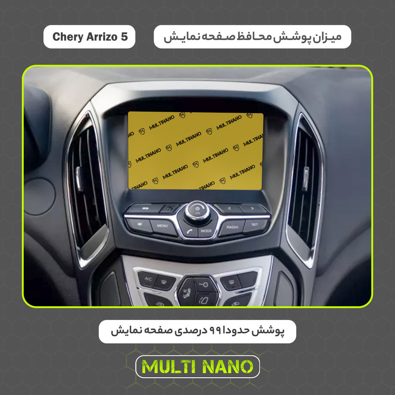 محافظ صفحه نمایش خودرو مولتی نانو مدل X-S1N مناسب برای چری Arrizo 5