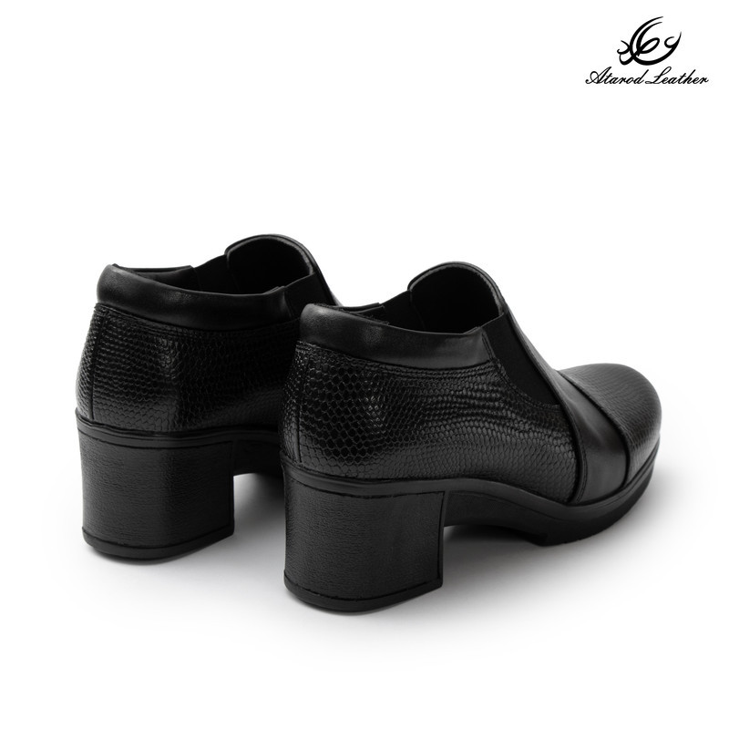 کفش پاشنه‌دار زنانه چرم عطارد مدل چرم طبیعی کد SH370
