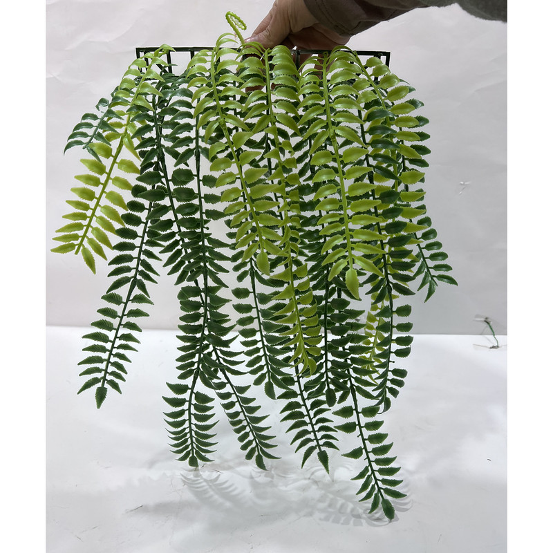 گل مصنوعی دیوارپوش سرخس با ابعاد 25x10x50 سانتی‌متر و وزن 100 گرم