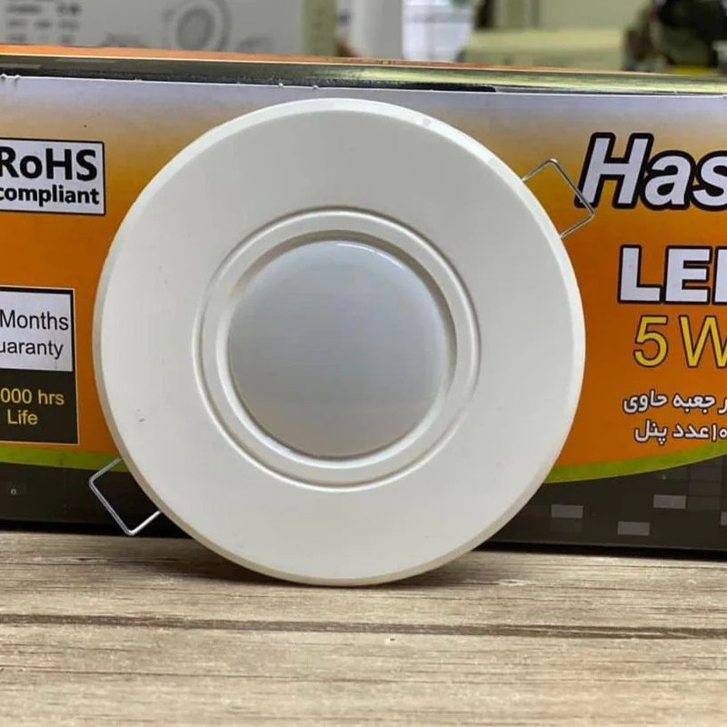 پنل ال ای دی 5 وات حسیس مدل RoHS مجموعه 100 عددی