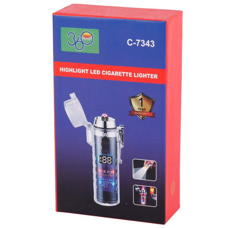 فندک مدل چراغ قوه و فندک الکتریکی مدل C-7343