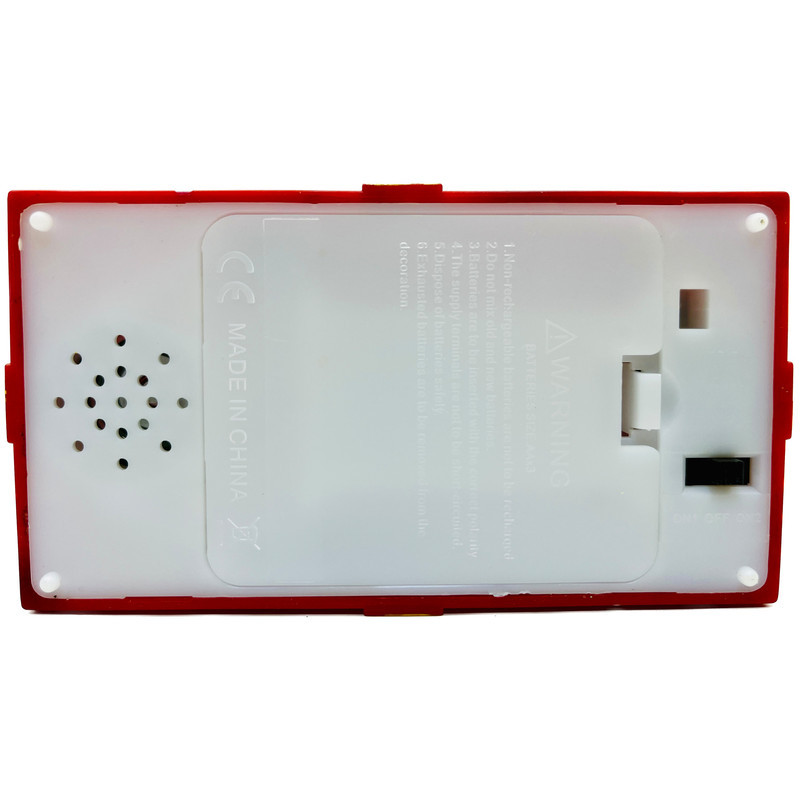 گوی موزیکال مدل پمپی بابانوئل و گوزن طرح کریسمس کد P294
