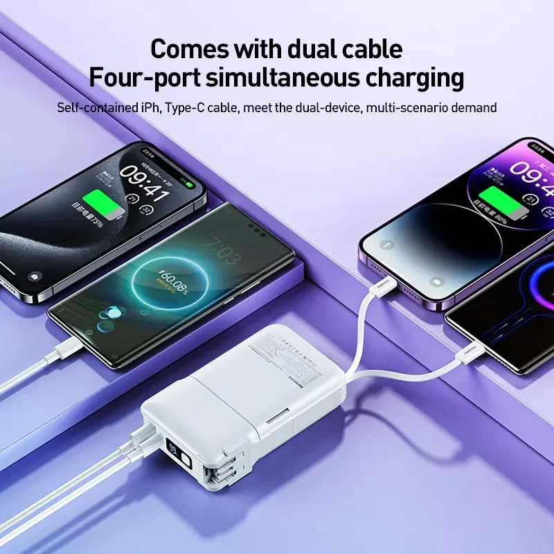 پاوربانک ریمکس مدل RPP-670-Multi compatible Chargers ظرفیت 10000 میلی آمپرساعت