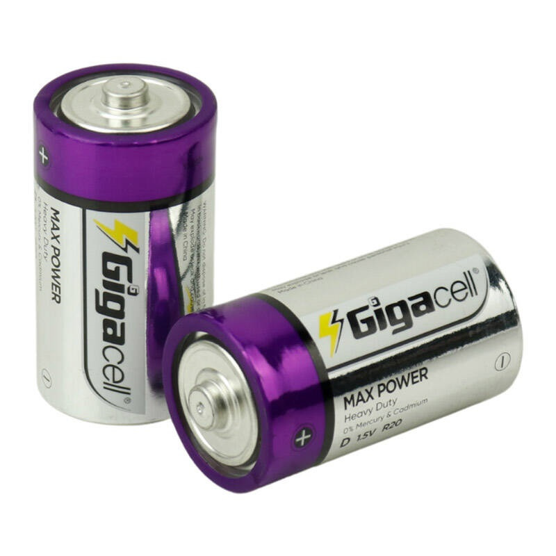 باتری D گیگاسل مدل Max Power R20 بسته 2 عددی