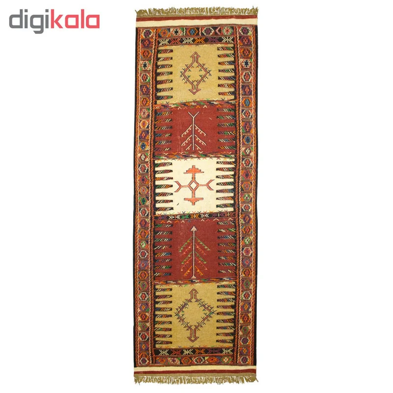 گلیم دستبافت دو متری کد 980764