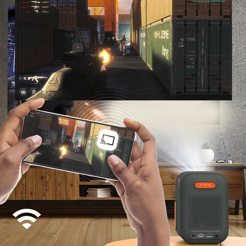 ویدئو پروژکتور قابل حمل مدل Xming Episode One Smart Projector(C015FGN)