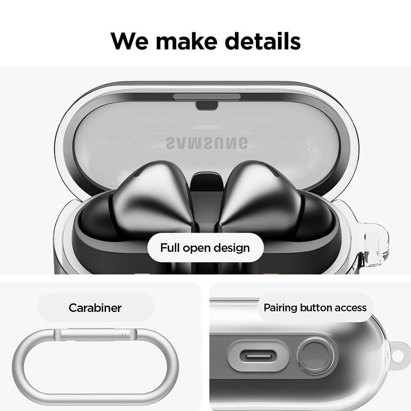 کاور مسیر مدل Soft Clearer مناسب برای کیس هدفون بی سیم سامسونگ Galaxy Buds 3  3 Pro