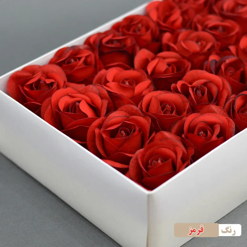 گل مصنوعی مدل سرگل رز بسته ده عددی