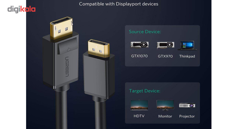 کابل Display Port یوگرین مدل DP102 طول 3 متر