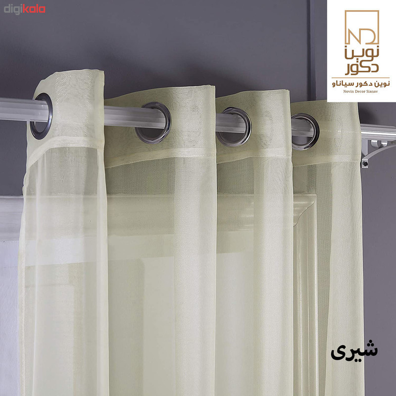 پرده نوین دکور سیاناو مدل ND500 سایز 280 × 140 سانتی متر