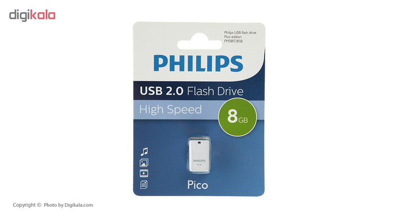 فلش مموری فیلیپس مدل Picco-FM08FD85B ظرفیت 8 گیگابایت