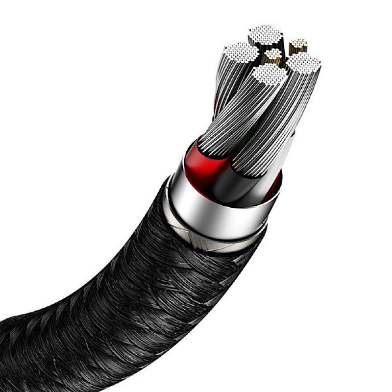 کابل تبدیل USB به USB-C بیسوس مدل CAKF000201 66W طول 2 متر