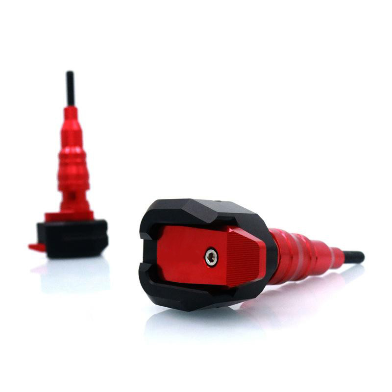 پروتکشن بغل شاسی موتور سیکلت وارون مدل بدنه بلند کد W-86-RD بسته 2 عددی
