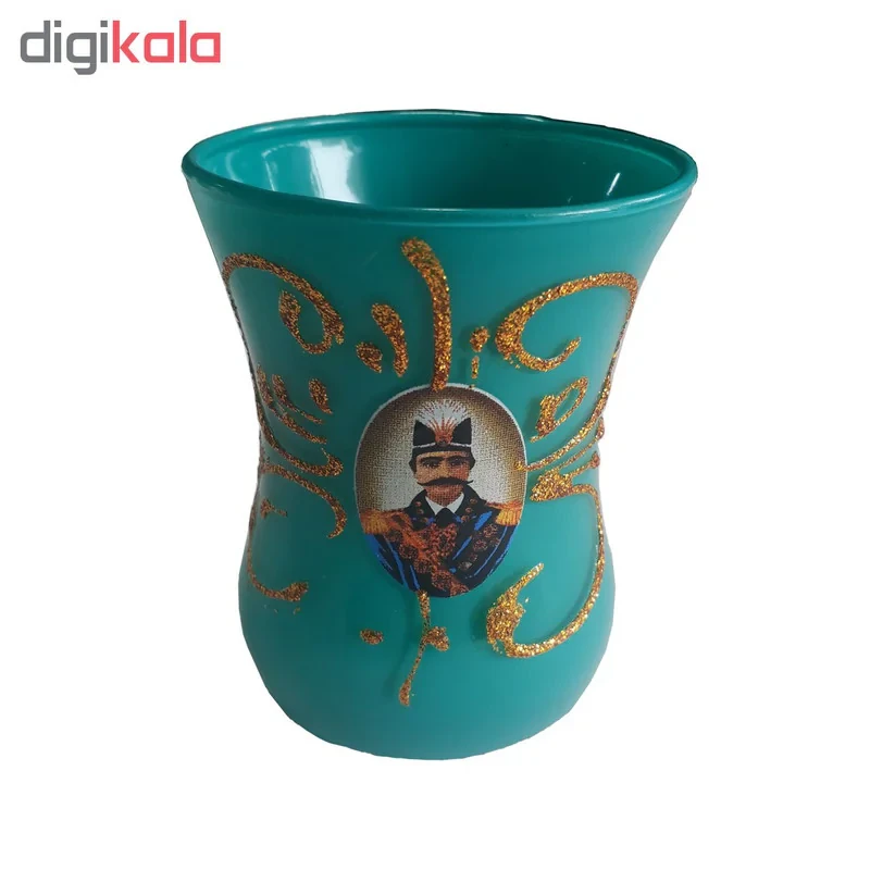 سرویس چای خوری 15 پارچه طرح شاه عباسی کد 1311
