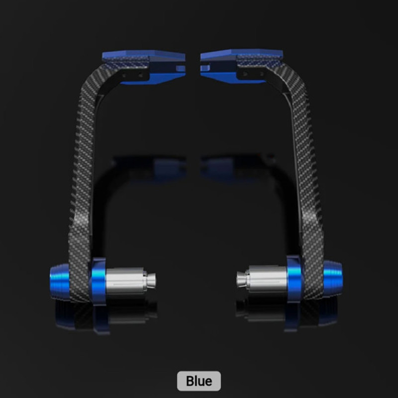 هندگارد موتور سیکلت مدل فلزی کد TOP_BLU بسته دو عددی