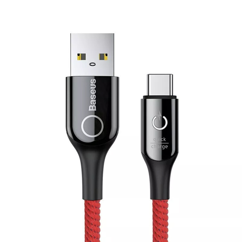 کابل تبدیل USB به USB-C باسئوس مدل C-Shaped طول 1 متر